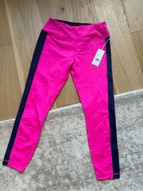 Vineyard Vines Pink and Blue Leggings Athletic Stretch